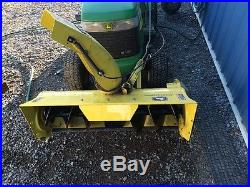 JOHN DEERE 42 snow blower attachment for ride on tractor. Model M03252x