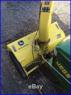 JOHN DEERE 42 snow blower attachment for ride on tractor. Model M03252x