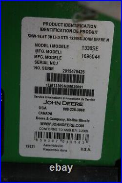 John Deere 1330SE Snow Blower Dual-Stage 30 Clear width Friction Disc 6 Speed
