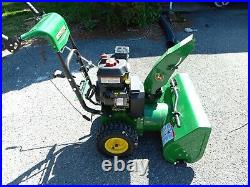 John Deere 26 Snow Blower Two Stage Model 726E Low Hours Excellent Condition