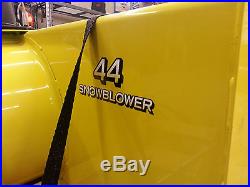 John Deere 44 SnowBlower snowthrower snow thrower blower 44 auger chute skid