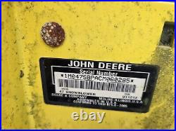 John Deere 47 Two stage Snowblower 425 445 455 some X SERIES