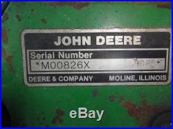John Deere 826 2 stage snow blower 26, 8 HP, Electric Start, Rebuilt tranny