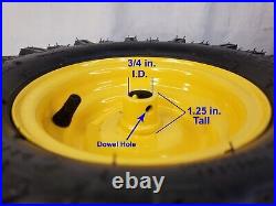 John Deere TIRE RIM WHEEL 13x5.00-6 for Garden Tiller Snow Blower Thrower 3/4 ID