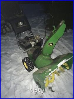 John Deere TRS26 Snow Blower 8hp 26inch with light kit TRS 26 Snow Thrower