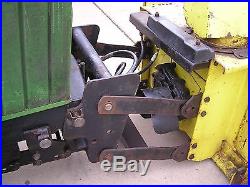 John Deere two stage 47 snow blower and tire chains