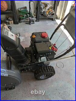 Kraftman Two Stage Snow Blower opened never used