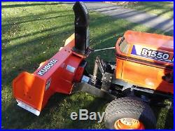 Kubota B2550c Front Mount 2-Stage Snow blower attachment fits b1550 tractor