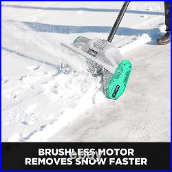 Litheli 20V Cordless Snow Shovel 12'' Snow Blower with Battery & Charger