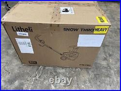 Litheli 2x20V Cordless Snow Blower, 20'' MISSING 1 BATTERY KH-C52