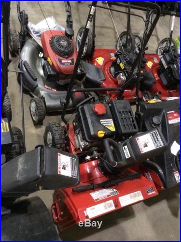 Lot of 8 Gas Push Mowers + 3 Snow Blowers For Parts Great Condition