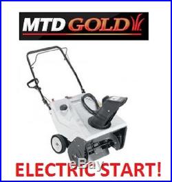 Mtd Gold Series Gas Powered Electric Start Snow Thrower Blower 6hp