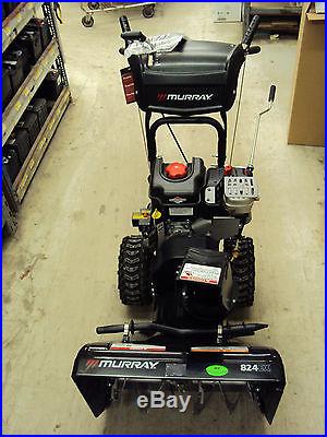 MURRAY 24 205cc TWO-STAGE SNOW BLOWER w/ELECTRIC START
