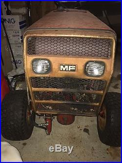 Massey Ferguson 1655 Garden Tractor, PTO, Hydraulic Lift Cylinder, Snow Blower