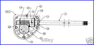 Mtd, Craftsman Auger Gearbox Worm Gear part # 917-0528A