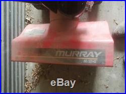 Murray 8/24'' Model #624804X4 Gas Engine Operated Snowblower, 24'' Wide Path