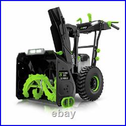 NEW! EGO 24 Cordless Snow Blower Kit With (2)7.5Ah Batteries & Charger