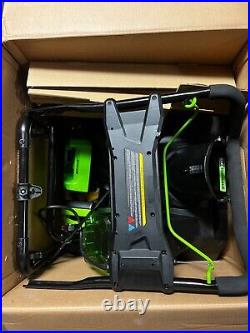 NEW Greenworks Pro 80V 20 inch Snow Thrower with 2Ah Battery and Charger