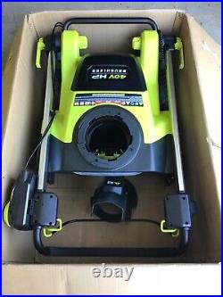 NEW- RYOBI 40V HP Brushless 21 Single-Stage Cordless Snow Blower (TOOL ONLY)