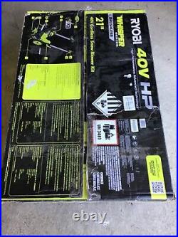 NEW- RYOBI 40V HP Brushless 21 Single-Stage Cordless Snow Blower (TOOL ONLY)