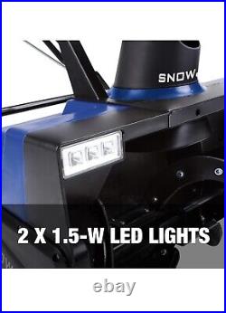 NEW SJ627E Electric Walk-Behind Snow Blower with Dual LED Lights, 22-inch, 15-Amp