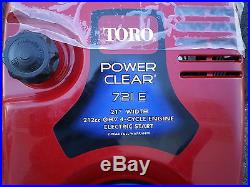 NEW TORO POWER CLEAR 721-E 21 212cc ohv 4 Cycle engine Electric start