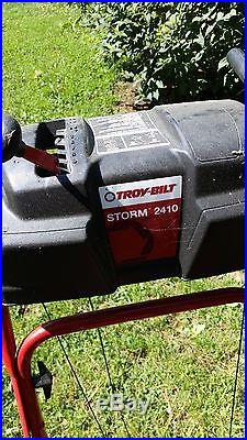 NEW TROY-BILT Storm 2410 Snow Thrower 24 Two-Stage Snow Thrower 208cc