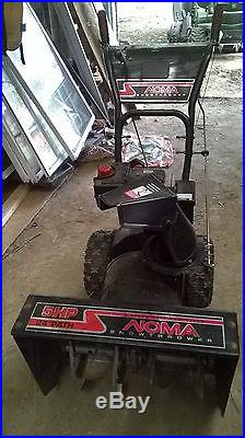 NOMA 5HP SNOW THROWERWELL MAINTAINEDUSEDLOCAL P/U