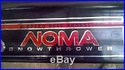 NOMA 5HP SNOW THROWERWELL MAINTAINEDUSEDLOCAL P/U