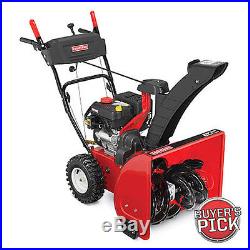 New Craftsman 24 208cc Dual Stage Electric Start Gas Snowblower FREE SHIPPING
