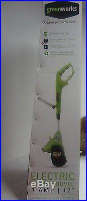 New GreenWorks 7 AMP 12' Electric Snow Shovel Blower- Free S&H