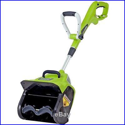 New GreenWorks 7 AMP 12' Electric Snow Shovel Free S&H
