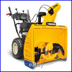 New HD Cub Cadet 3 Stage Snow Blower 28 Gas Powered Electric Start Power Steer