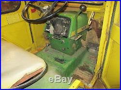 Original 1969 john deere 140 h1 49 blower cozy cab garden tractor