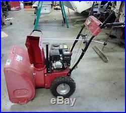 POWERLAND SNOW THROWER PDST24 24 CUT USED