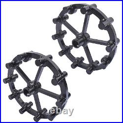 Pair Rear Drive Wheel Assembly Cog 631-0002 Part Rubber Track For Snow Blowers