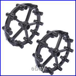 Pair Rear Drive Wheel Assembly Cog 631-0002 Part Rubber Track For Snow Blowers