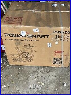 PowerSmart24 in. 2-Stage Electric Start Gas Snow Blower with LED Light