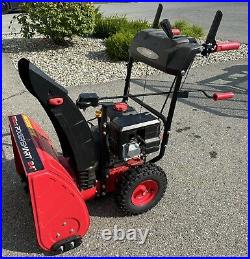 PowerSmart 24 2-Stage Electric Start Gas Snow Blower Heated Handles & LED