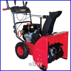 PowerSmart 24 in. 212 cc Two-Stage Electric Start Gas Snow Blower DB7624E