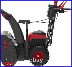 PowerSmart 24 inch 2 Stage 80V Cordless Snow Blower With Battery and Charger
