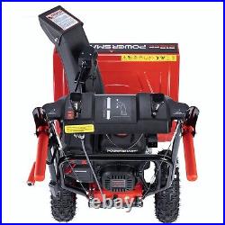 PowerSmart 2-Stage 24-Inch Gas Powered Snow Blower 212cc Electric Start with Oil