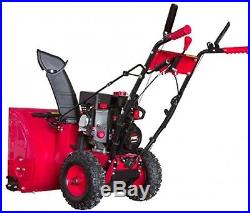 Power Smart DB7651 24 Inch 208cc LCT Two-Stage Snow Thrower With Electric Start