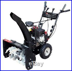 Power Smart DB7659A 24-inch 208cc LCT Gas Powered 2-Stage Snow Thrower with