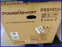 Powersmart 24 in. 212cc 2-Stage Electric Start Gas Snow Blower