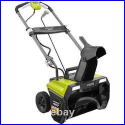 RYOBI 20 in. 40-V Single-Stage Brushless Cordless Electric Snow Blower withBattery