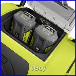 RYOBI 21 in. 40-Volt Brushless Cordless Elect. Snow Blower with2 Batteries&Charger