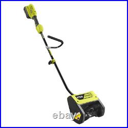 RYOBI 40V 12 in. Cordless Electric Single-Stage Snow Shovel with 4.0 Ah Battery
