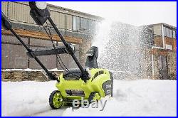 RYOBI 40V 21-inch Brushless Electric Snow Blower RY40862VNM (BATTERIES/CHARGER)