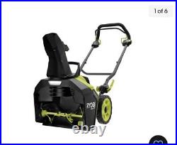 RYOBI 40V HP Brushless 18 in. Single-Stage Cordless Electric Snow Blower RY40809